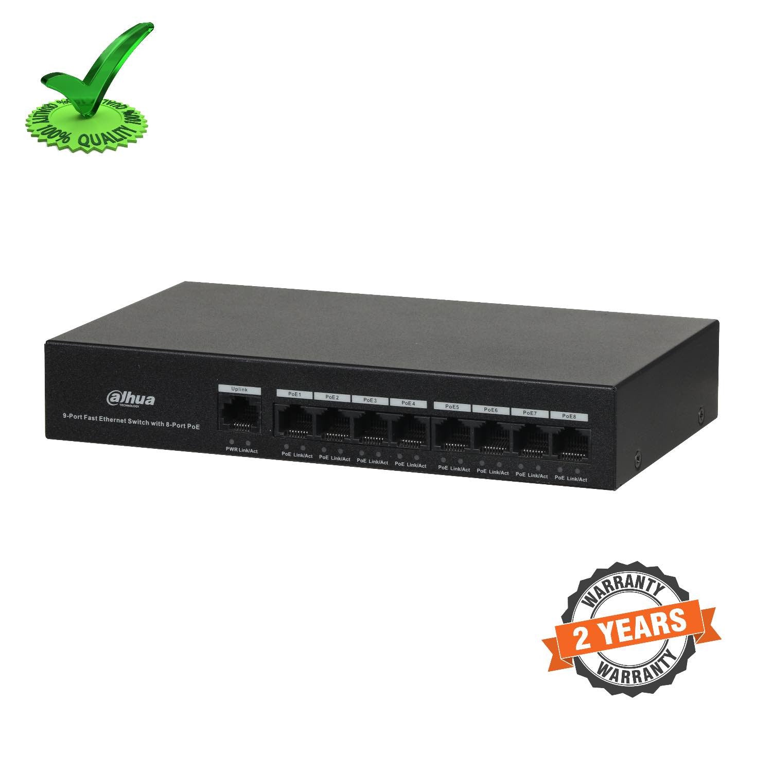 Dahua DH-PFS3009-8ET-65 8-Port PoE Switch Dahua DH-PFS3009-8ET-65 8-Port PoE Switch